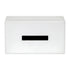 White Croc Tissue Box Geo